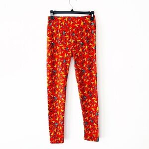 NWT LuLaRoe Fairy Print Leggings Multicolor Fantasy Fairytale Fairies OS Fae